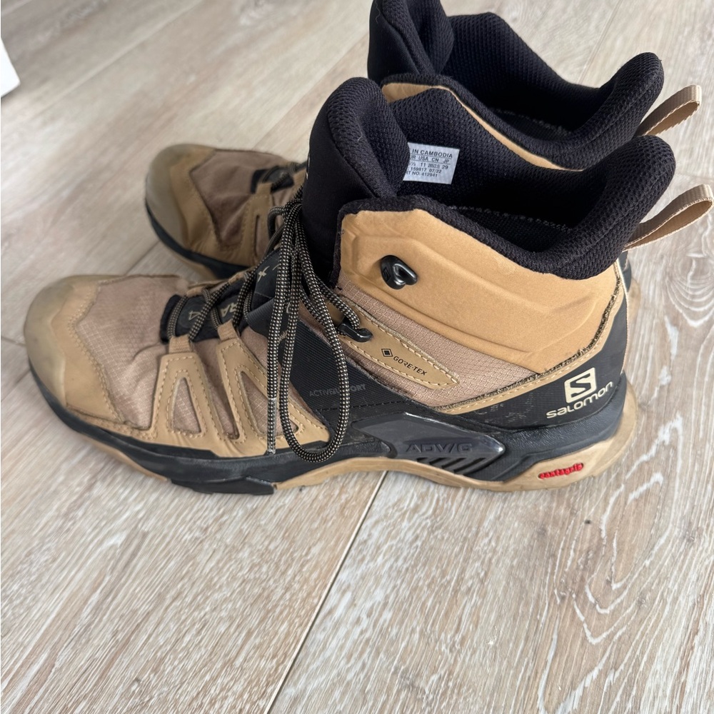 Salomon Men's X Ultra Forces Mid Tan/Black, 10.5